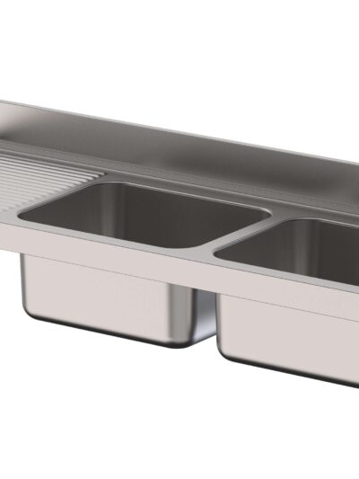 Fregadero Acero Inoxidable 1 Cuba Izquierda Fondo 700 Sin Mueble 1400x700x300h mm IS1714L1000
