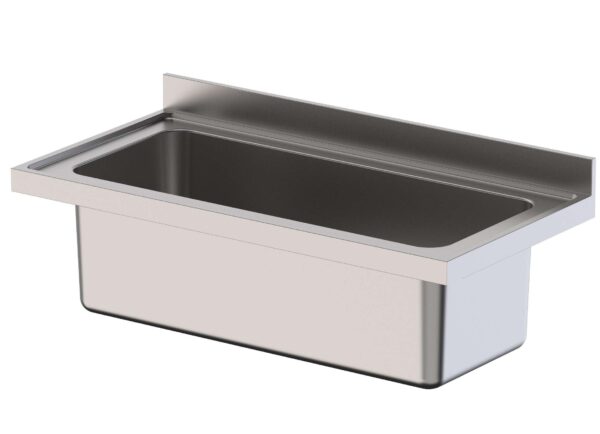 Fregadero Gran Capacidad Acero Inoxidable 1 Cuba Derecha Fondo 700 Sin Mueble 2000x700x400h mm IS1720R1HC00