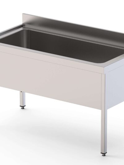Fregadero Gran Capacidad Acero Inoxidable 1 Cuba Izquierda Fondo 700 Con Mueble Sin Estante 2000x700x850h mm IS1720L1HCS0