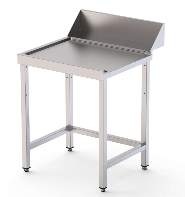 Mesa Acero Inoxidable Para Lavavajillas De Entrada y Salida Sin Estante 700x750x850h mm IS17507WOUTS0