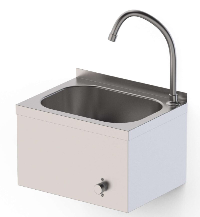 Lavamanos Mural Acero Inoxidable de 400x300x300h mm HWW14030000