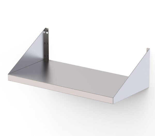 Estantería Mural Acero Inoxidable Para Microondas Fondo 400 de 700x400x250h mm WMS4074025MW