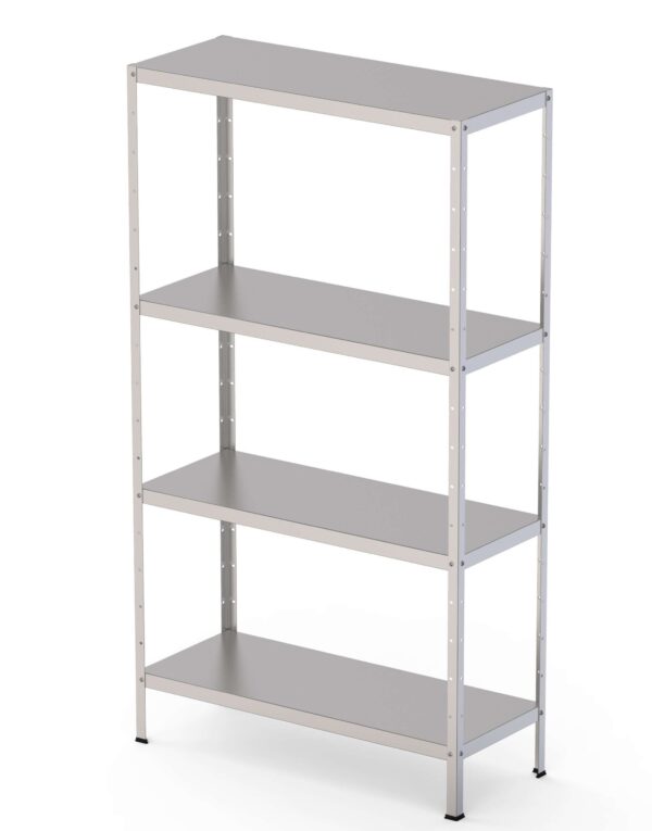 Estantería de Pie Acero Inoxidable Fondo 500 de 800x500x1800h mm FS080518S40