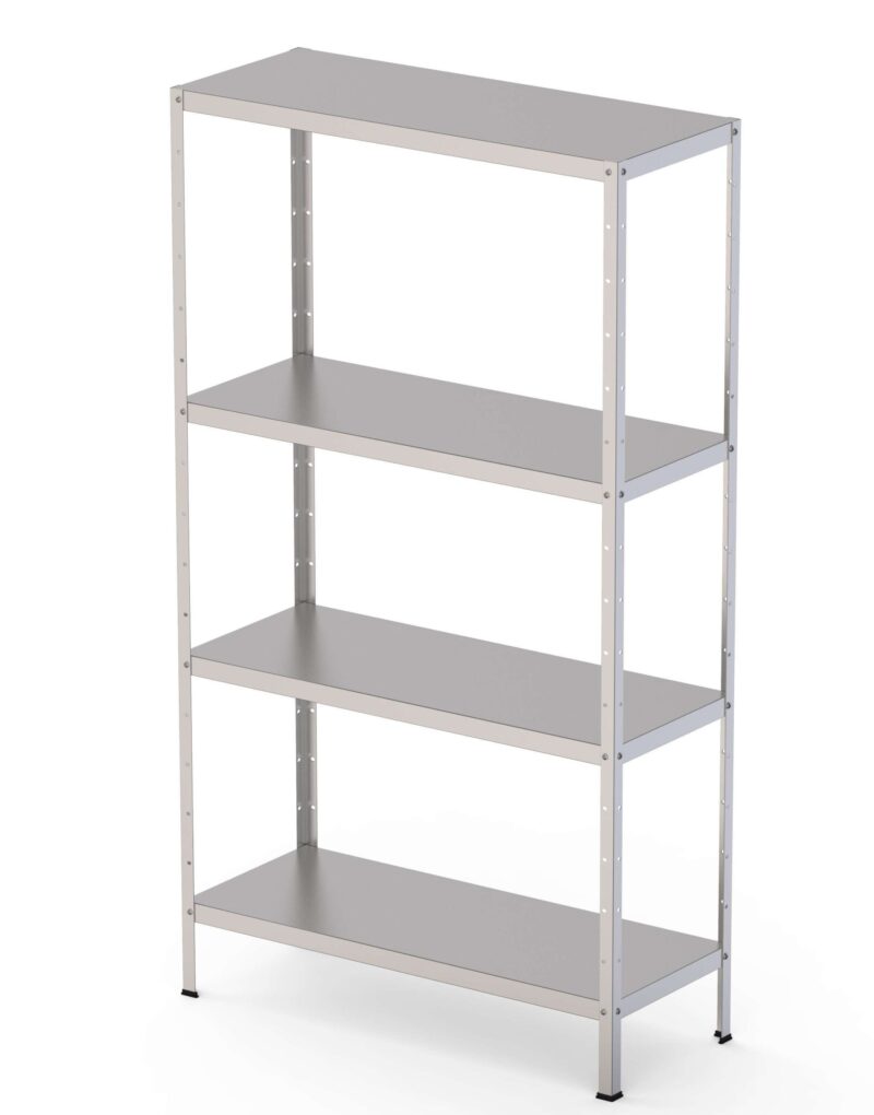 Estantería de Pie Acero Inoxidable Fondo 500 de 800x500x1800h mm FS080518S40