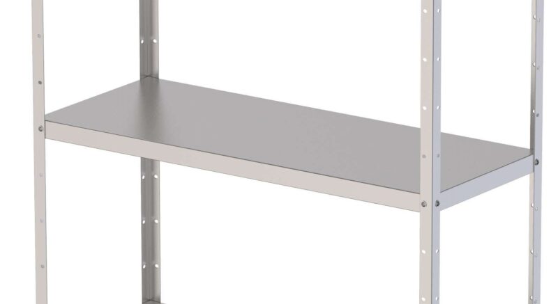 Estante Adicional Acero Inoxidable Para Estantería De Pie Fondo 400 1000x400 mm FS1000400AS