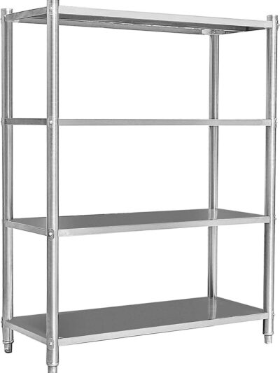 Estanteria de Pie Acero inox 4 estantes de 1500x500x1550h mm H25