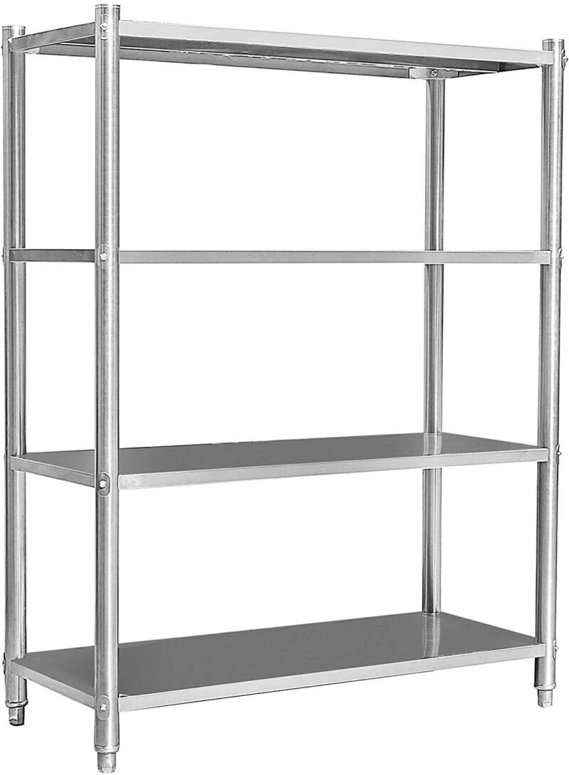 Estanteria de Pie Acero inox 4 estantes de 1500x500x1550h mm H25