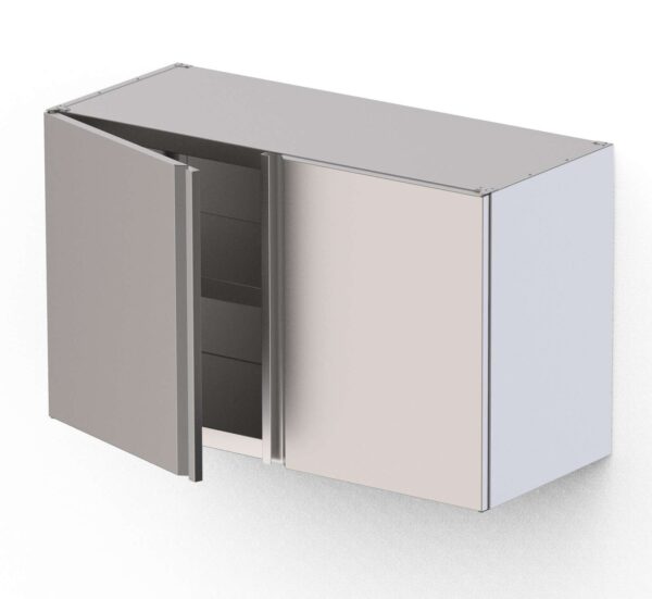 Armario Mural Acero Inoxidable Con 1 Puerta Abatible 500x400x600h mm WMC050460SW