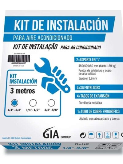 Kits de instalación 5m tubería 1/4-5/8