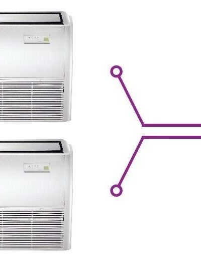 Combinación Twin Suelo Techo 2x7,1 Kw ud.ext.14 Kw Serie IX43