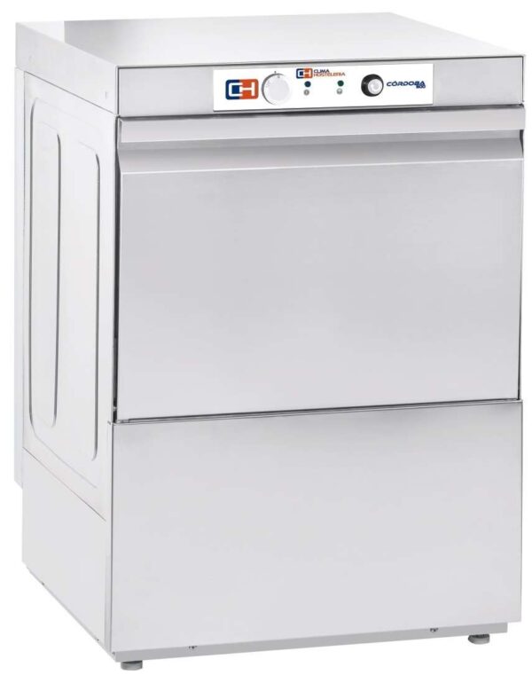 Lavavajillas Industrial con Cesta de 50x50cm de 600 x600 x820h mm CORDOBA CORDOBA500- 60 Kg