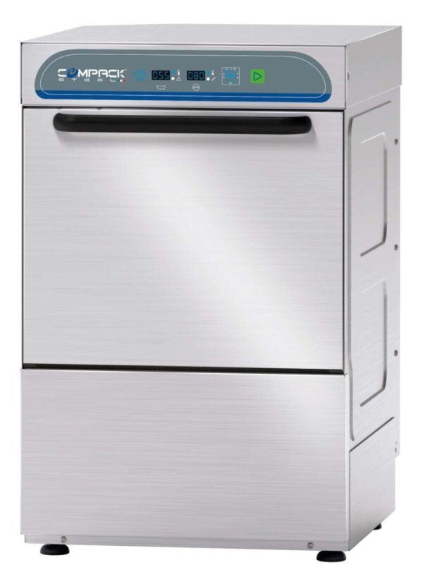 Lavavajillas Industrial Control Digital  Cesta de 40X40cm con Bomba Desagüe PADOVA X29E-B