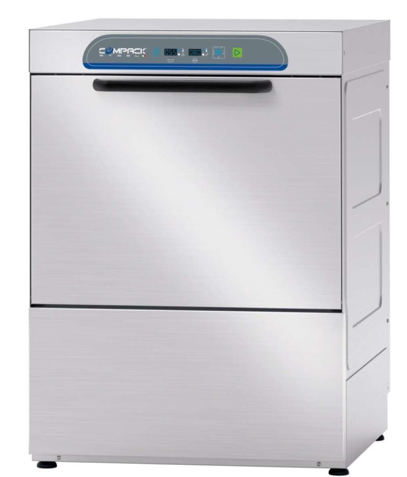 Lavavajillas Industrial Control Digital  Cesta de 50X50cm con Bomba Desagüe PADOVA X54E-B