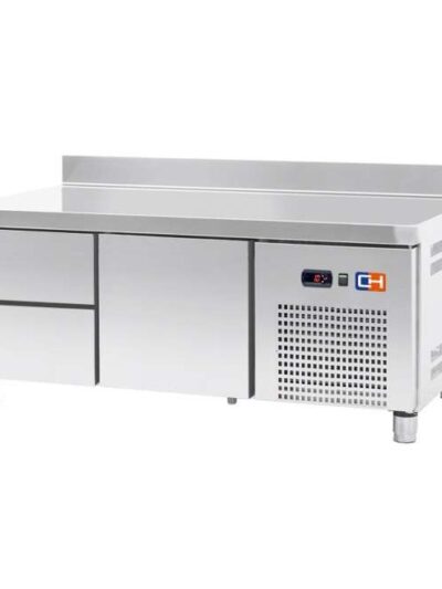 Mesa Baja con 2 cajones GN1/1-100 + 1 Cajón GN1/1-300  Refrigerada Fondo 700 de 1342 x700 x600h mm CORDOBA TRCHB-135-2