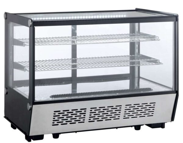 Vitrina refrigerada sobremostrador Cristal Recto 888X568X686h mm Línea Pekín XCW160Z