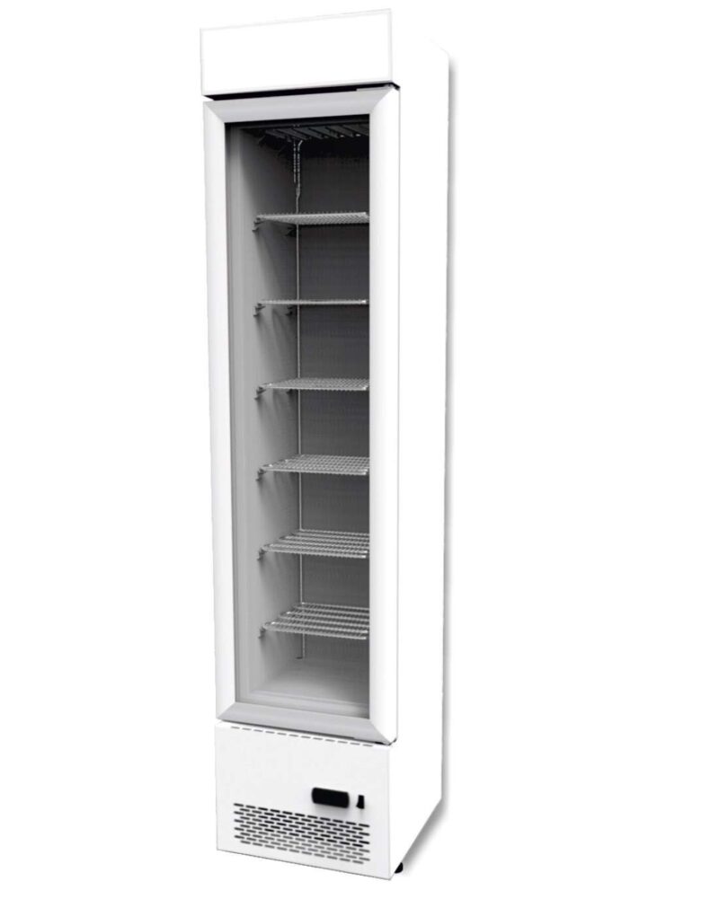 Expositor Refrigerado Congelados Estático Tipo Slim 110 Litros 400 x 480 x 1870h mm SF110 Línea Córdoba