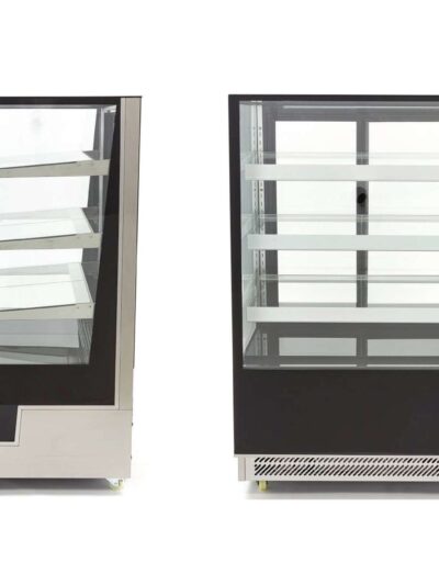 Vitrina Refrigerada Ventilada Total Cristal Recto con 3 estantes de cristal 1200X810X1454h mm Línea Pekín XC500L