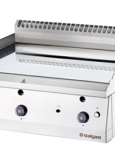 Fry top a gas Cromo Duro  sobremesa placa lisa 800x700x250h mm 13Kw Línea Varsovia
