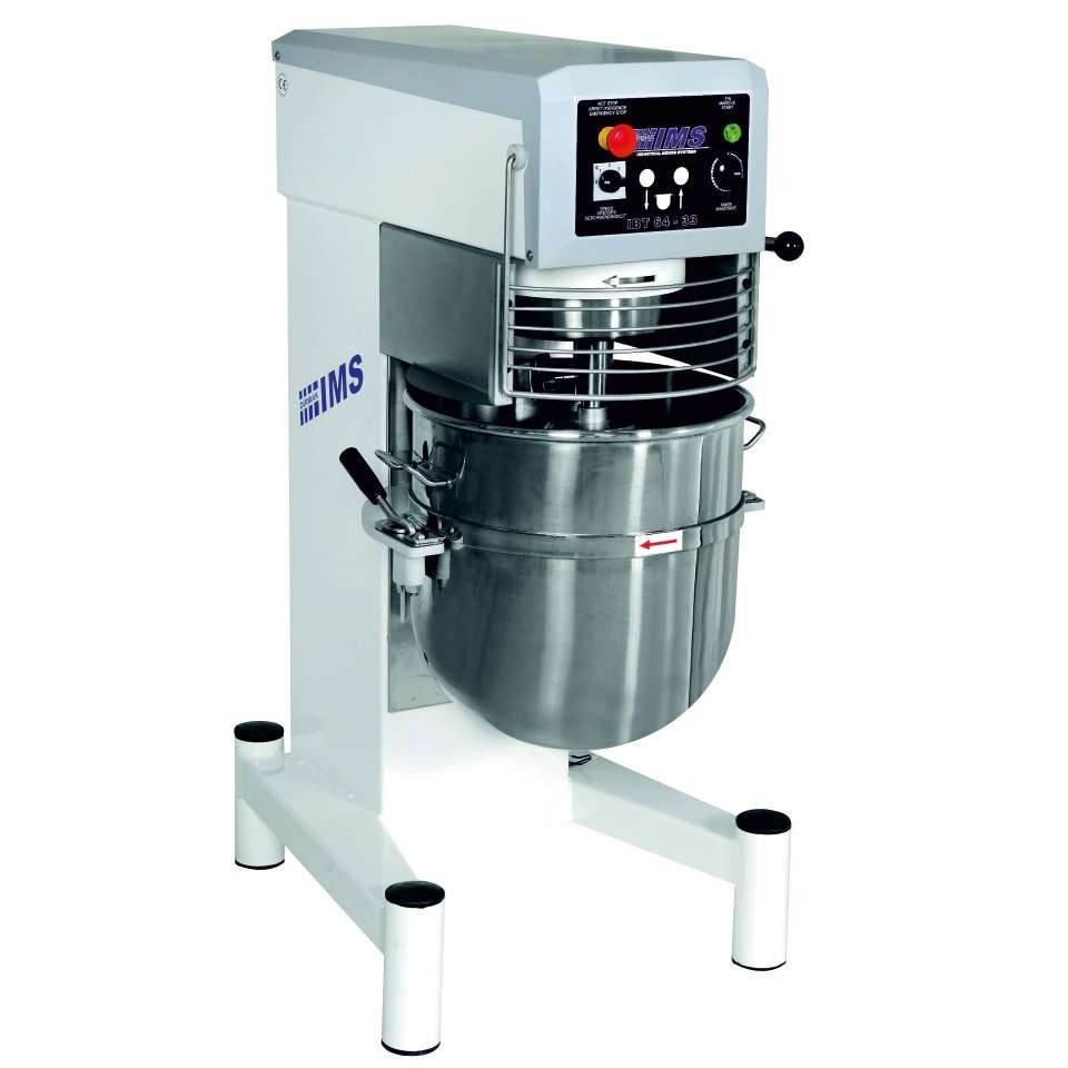 Amasadora Planetaria 64 litros con Variador de Velocidad 220V Monofásica Línea Estambul IBT64-VE IMS