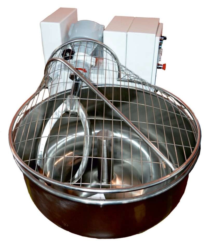 Amasadora tipo Tenedor de Eje Oblicuo 70 Litros 2 velocidades 380V Trifásica Línea Estambul PET70-32