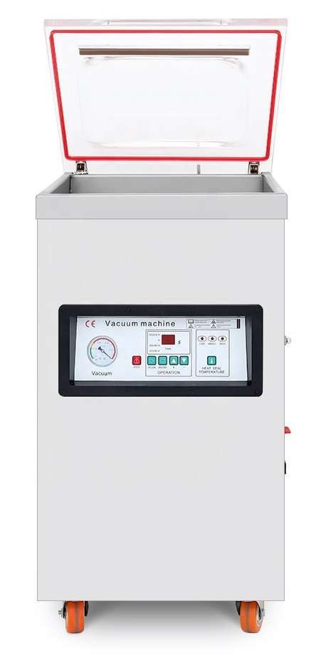 Envasadora de Vacío con Mueble 2 Barras Soldadura 400mm de 550x490x970h mm PEKIN DZ-400F