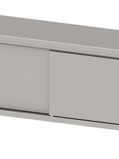 Armario de pared  acero inoxidable AISI 201 con puertas correderas 1400x400x600 mm AP144 Línea Varsovia (951724140)