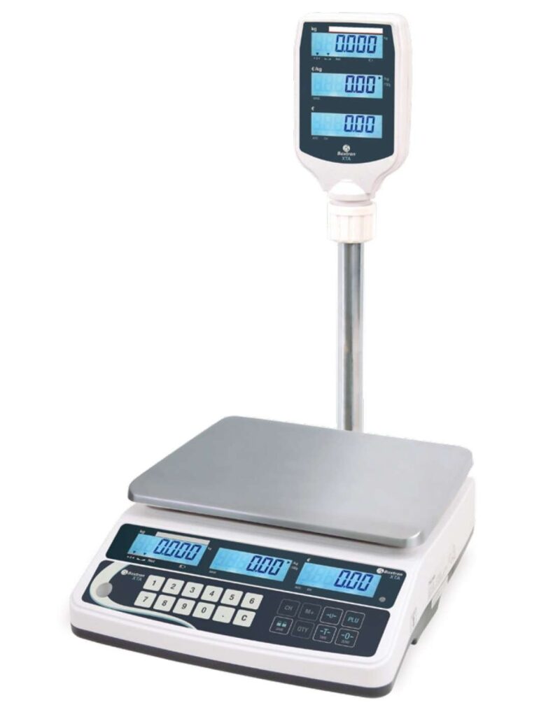 Balanza Comercial 30Kg ESPECIAL CONEXIÓN A TPV sin Impresora con Columna XTA30C BAXTRAN