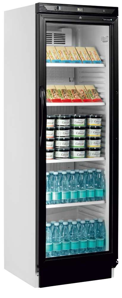 Armario Refrigerado 1 puerta de cristal 595x640x1840h mm Línea VIBORG CEV425-I