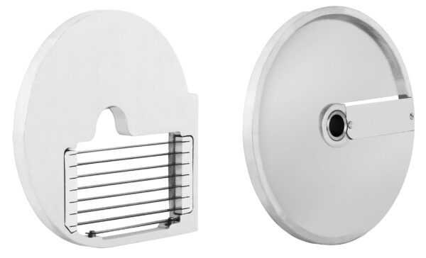 Pack 2 Discos de Corte Aluminio Patatas Fritas 8x8 mm PEKIN T8+H8. 0,6 Kg