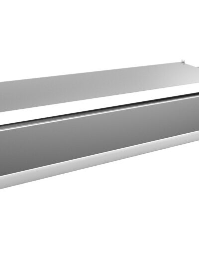 Vitrina 5 cubetas GN1/3 + 1 cubeta GN1/2 con TAPA de 1500 x395x270h mm PEKIN VRX1500380SL