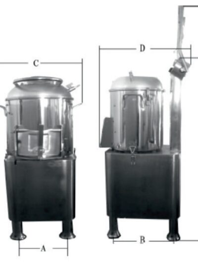 Peladora de Patatas de 15 Kg de 750W PEKIN HLP-15