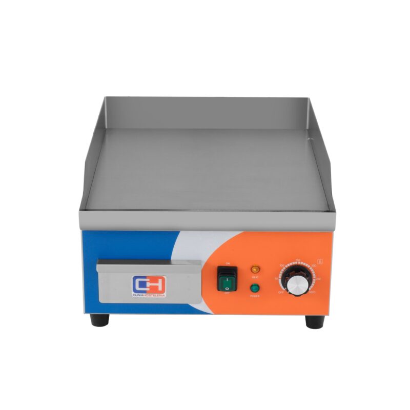 Plancha Eléctrica Acero Rectificado 10 mm  Económica de 550 x450 x240h mm PEKIN IEG-818- 28 KG