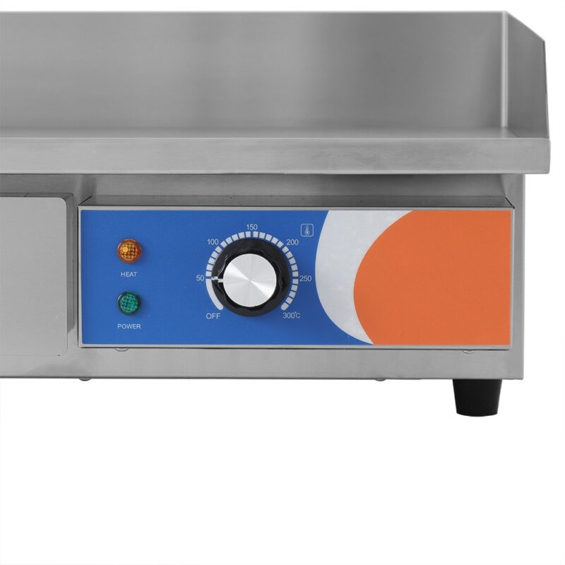 Plancha Eléctrica Acero Rectificado 8mm de 550x430x245h mm PEKIN EG-818