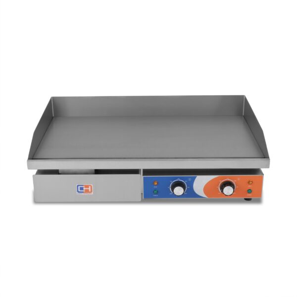 Plancha Eléctrica Acero Rectificado 10mm Económica de 740x490x240h mm PEKIN EG-820