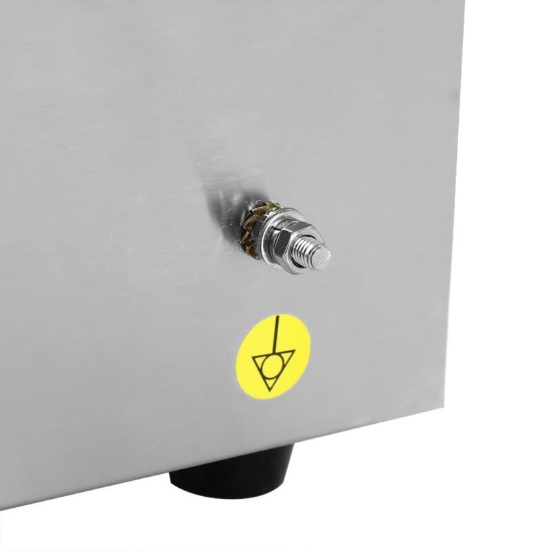 Freidora Eléctrica 8+8 litros SIN Grifo de 550 x420 x340h mm PEKIN EF-8L-2