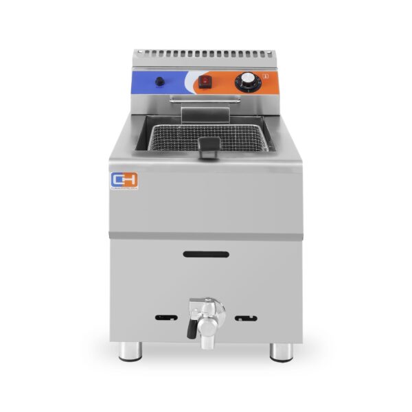 Freidora a gas Propano de 18 litros de 340x630x645h mm PEKÍN GF-181