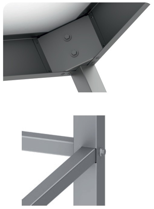 Mesa Central acero inoxidable AISI 201 sin estante 2000x600x850 mm MC206S Línea Varsovia-42 Kg (950086200)