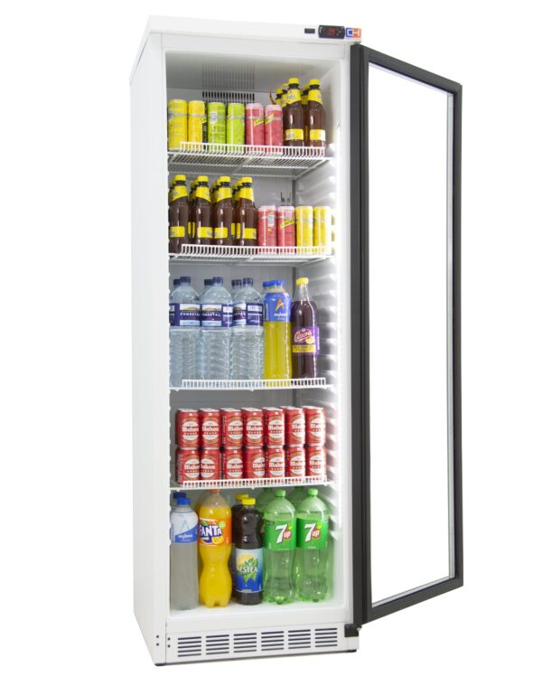 Armario Expositor Refrigerado 400 litros Puerta de Vidrio de 620 x665 x1850h mm CORDOBA RV300DIG