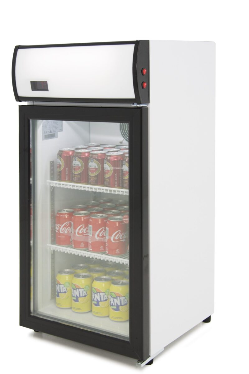 Armario Expositor Refrigerado 80 litros Subcero Puerta de Vidrio de 470X465X955h mm PEKIN SZ80L