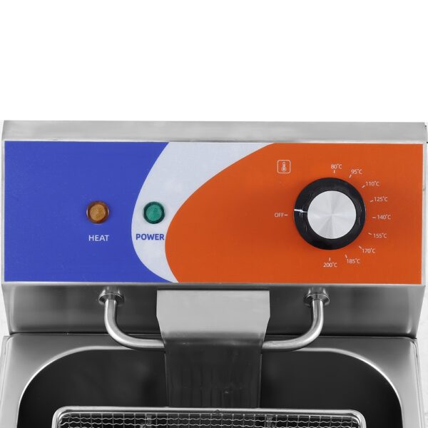 Freidora Eléctrica 6+6 litros SIN Grifo de 550 x420 x290h mm PEKIN EF-6L-2