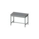 Mesa Central acero inoxidable AISI 201 sin estante 1500x700x850 mm MC157S Línea Varsovia-36 Kg (950087150)