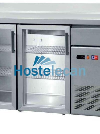 Frente Mostrador Refrigerado con Puertas de Vidrio 2 puertas de 1442 x600 x1045h mm CORDOBA FMCH-150V