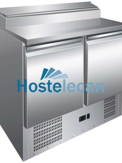 Mesa GN1/1 2 Puertas Preparación Ensaladas de 900 x700 x1010h mm PEKIN PS200