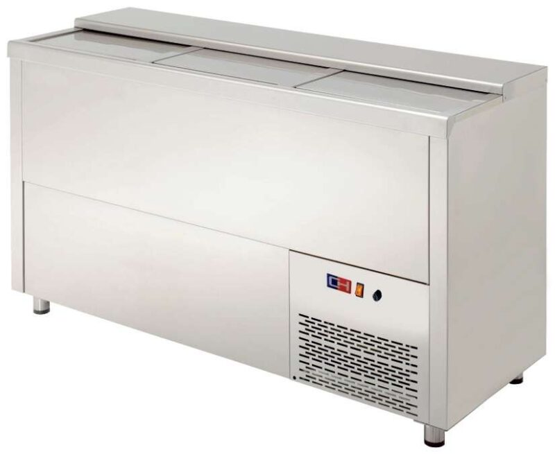 Enfriador de Botellas 2 Puertas Inoxidable Interior y Exterior de 1000 x550 x850h mm CORDOBA MRB-100I