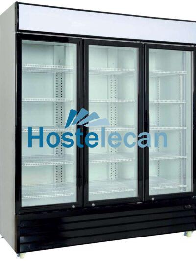 Armario Expositor Refrigerado 1600 litros 3 Puertas Batientes de Vidrio de 1720 x730 x2060h mm PEKIN CST1600