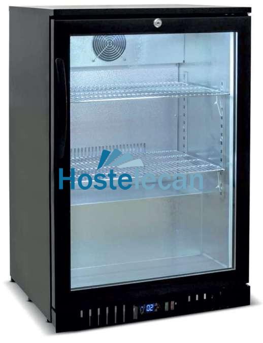 Botellero Expositor Contramostrador 1 puerta pivotante de 600 x520 x900h mm PEKIN BB-1