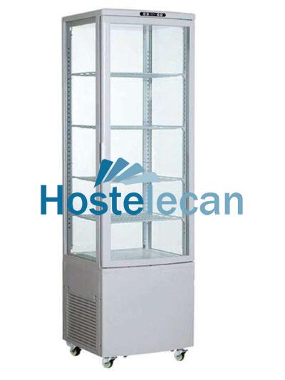 Expositor Refrigerado 4 Caras 238 litros Blanco de 515x485x1715h mm Línea Pekín XC238L-B