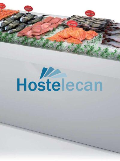 Mostrador Pescado neutro dim.2700x950x990h mm Línea Córdoba DBNP-270