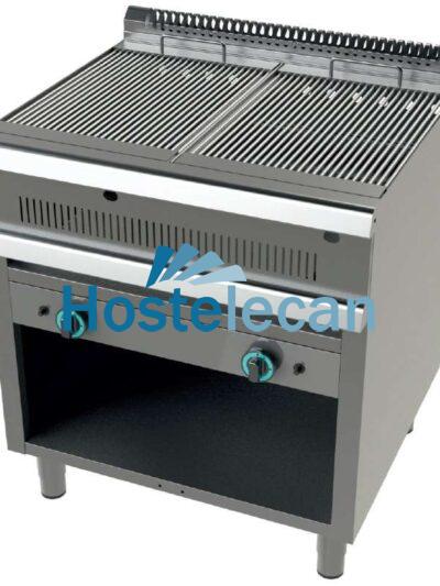Barbacoa a gas con mueble 11+11 Kw Serie 900 JUNEX con medidas 800x900x900 h mm GR9C200