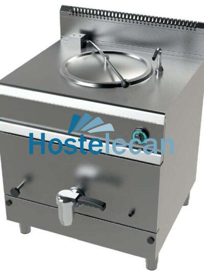 Marmita a gas 50 litros calentamiento indirecto 15,5Kw Serie 700 JUNEX con medidas 800x730x900h mm MG7N050